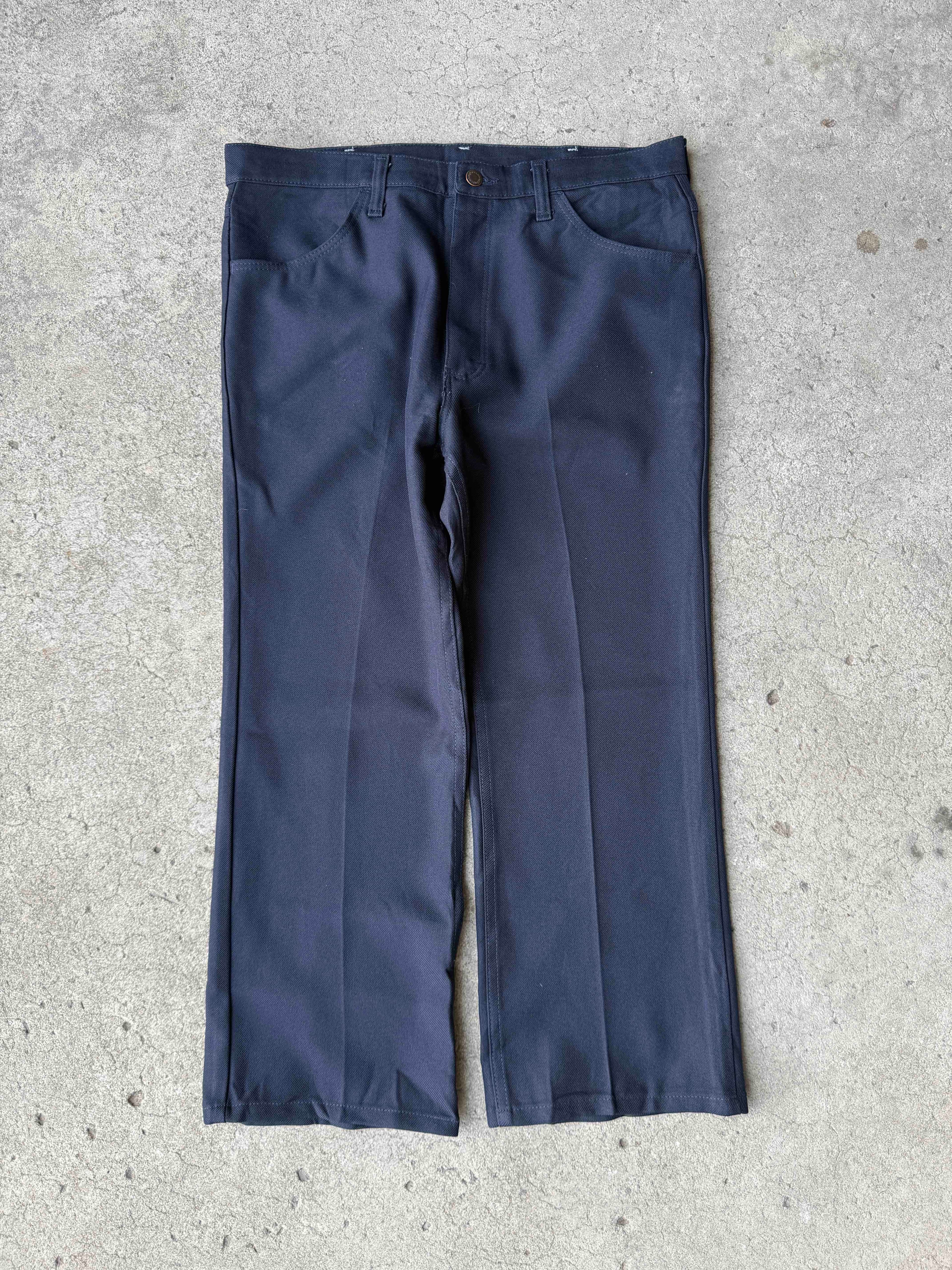 Vintage 70s Wrangler Wrancher Bootcut Polyester Pants Made in USA 1